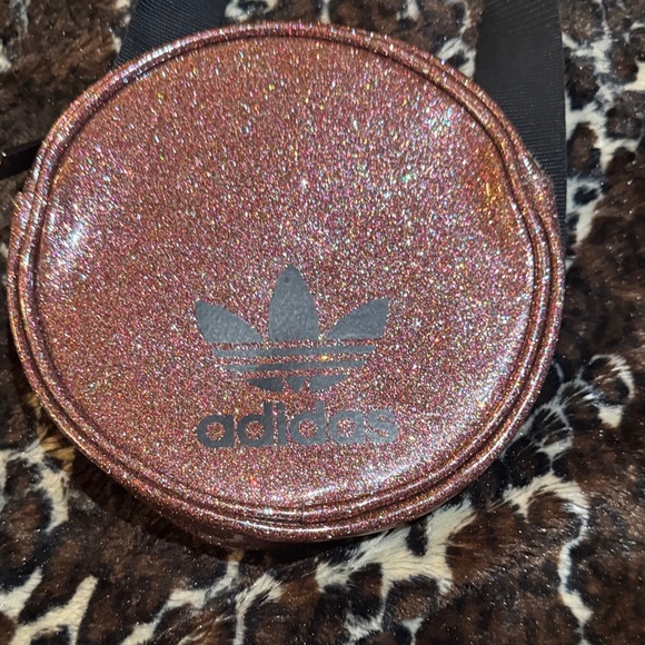 Adidas Pink Glitter Fanny pack /Crossbody Bag - Picture 2 of 7